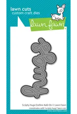 LAWN FAWN LAWN FAWN SCRIPTY HUGS OUTLINE ADD-ON DIE