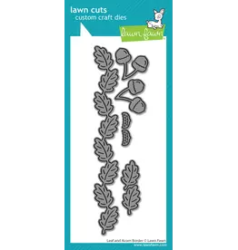 LAWN FAWN LAWN FAWN LEAF AND ACORN BORDER DIE SET