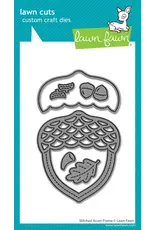LAWN FAWN LAWN FAWN STITCHED ACORN FRAME DIE SET