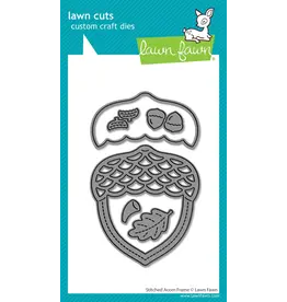 LAWN FAWN LAWN FAWN STITCHED ACORN FRAME DIE SET