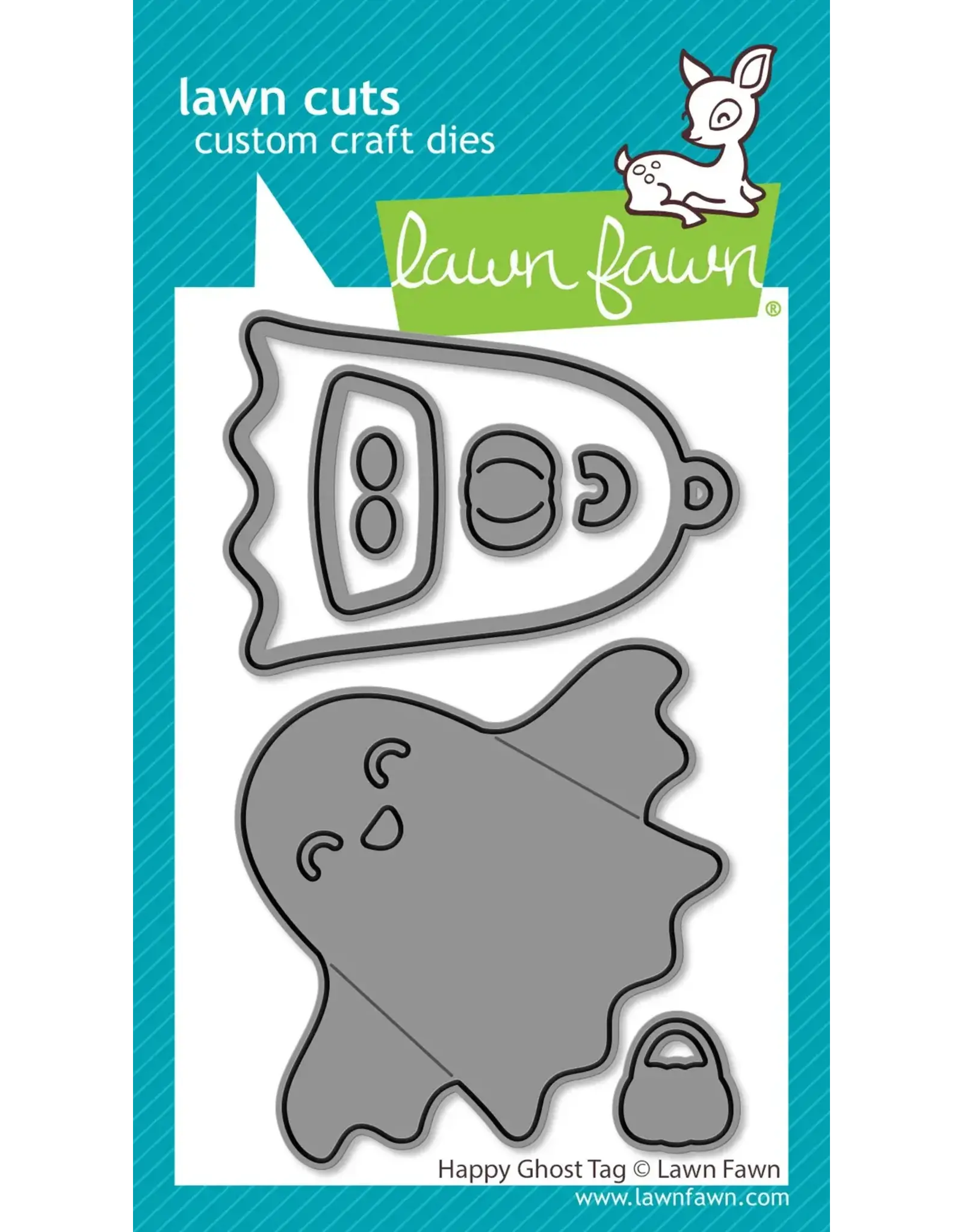 LAWN FAWN LAWN FAWN HAPPY GHOST TAG DIE SET