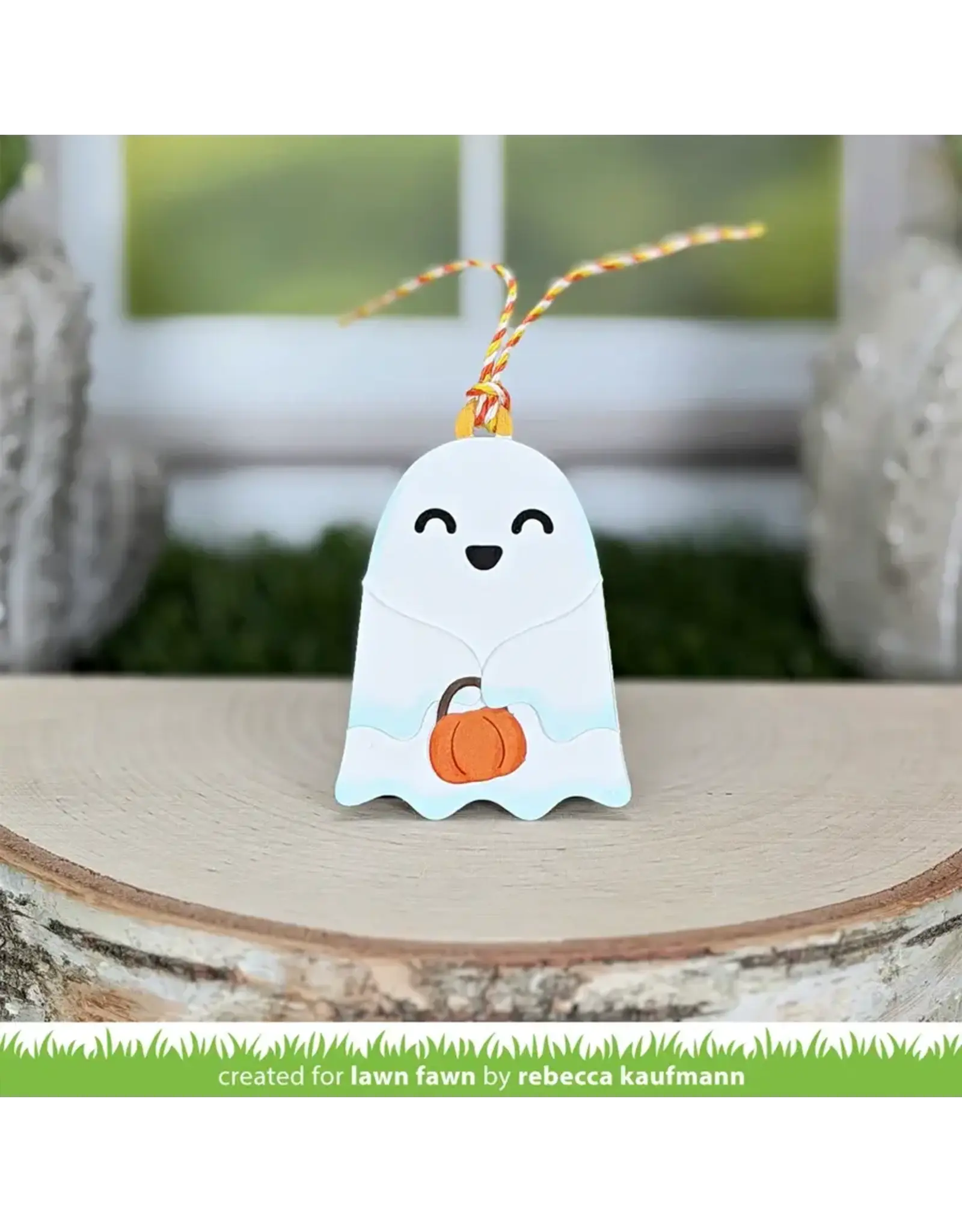 LAWN FAWN LAWN FAWN HAPPY GHOST TAG DIE SET