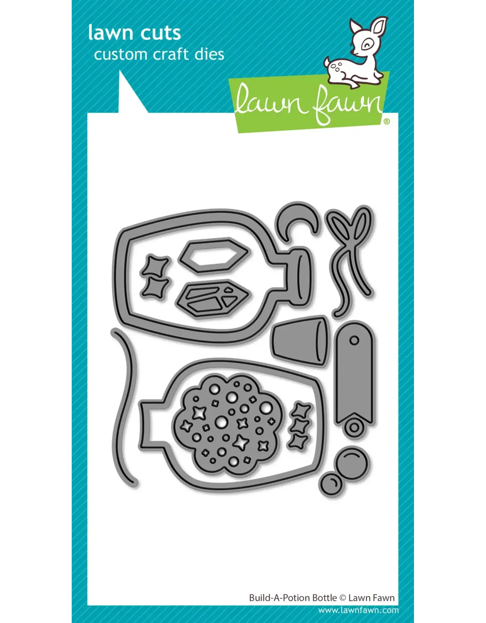 LAWN FAWN LAWN FAWN BUILD-A-POTION BOTTLE DIE SET