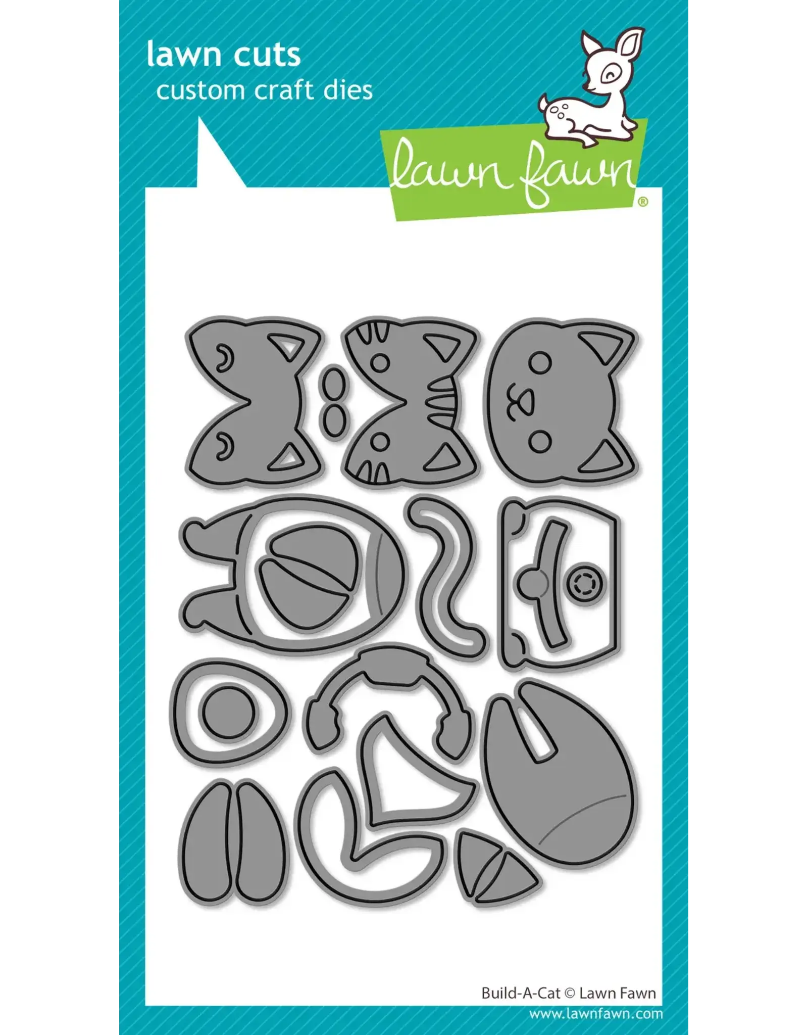 LAWN FAWN LAWN FAWN BUILD-A-CAT DIE SET