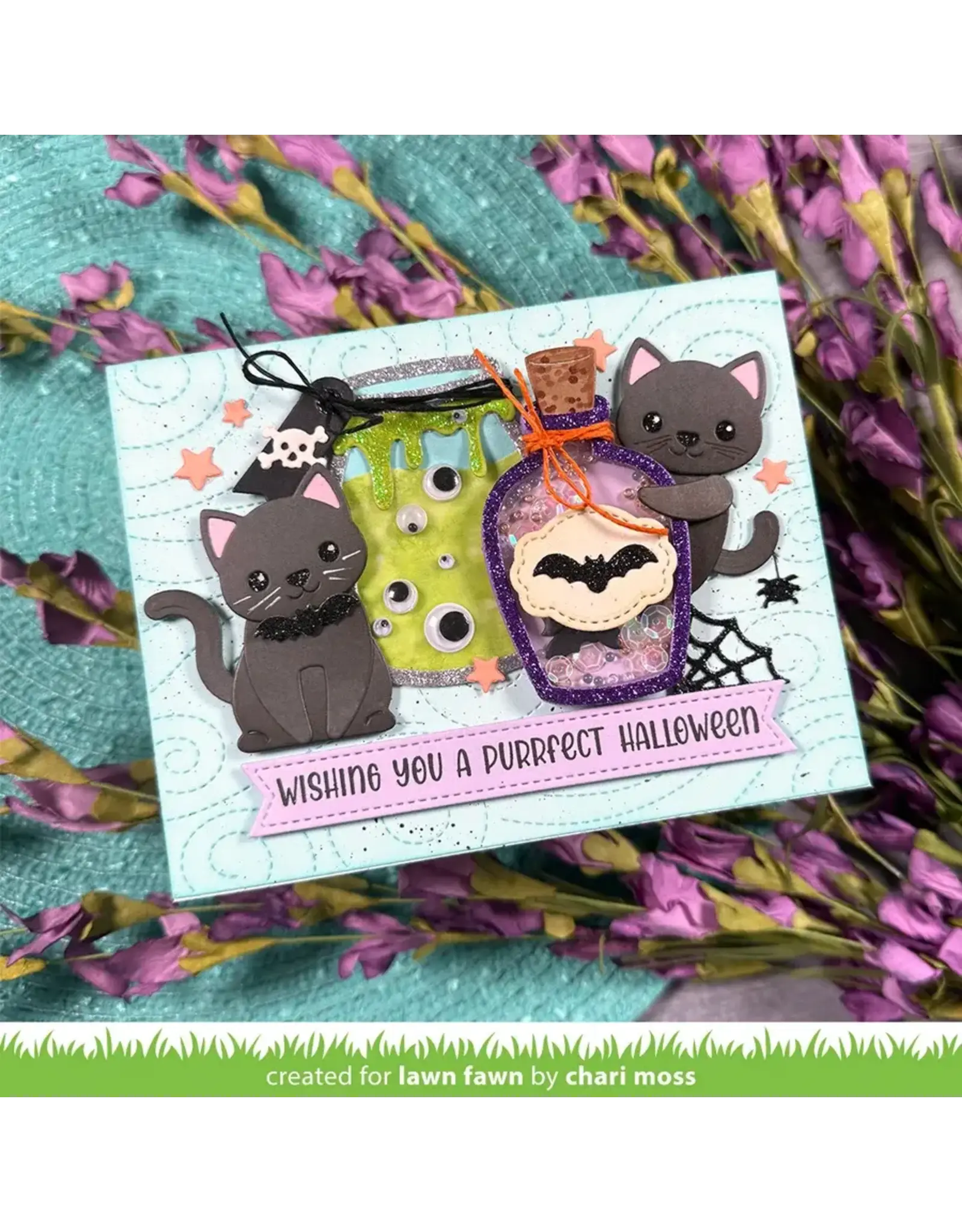 LAWN FAWN LAWN FAWN BUILD-A-CAT DIE SET