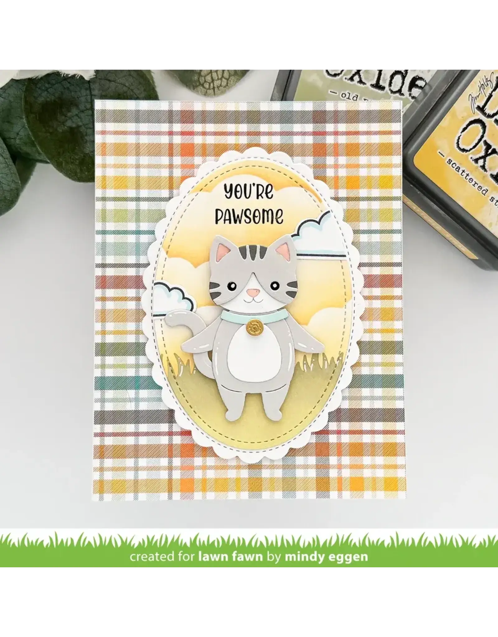 LAWN FAWN LAWN FAWN BUILD-A-CAT DIE SET