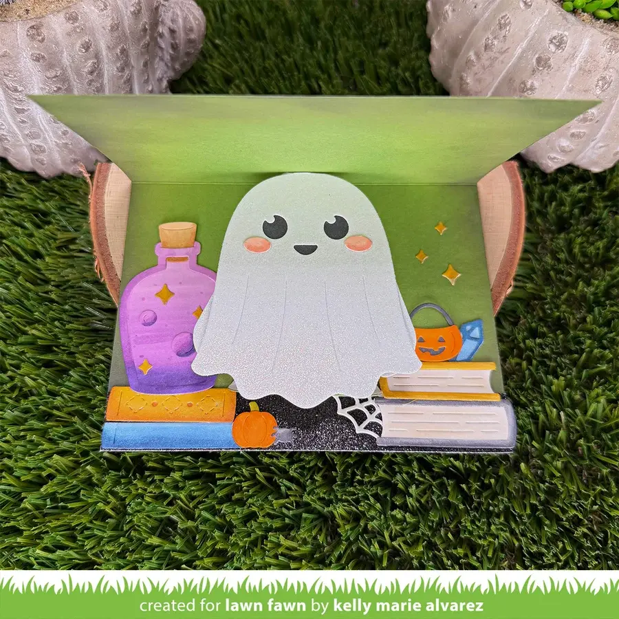 LAWN FAWN LAWN FAWN BIG HUGS GHOST DIE SET