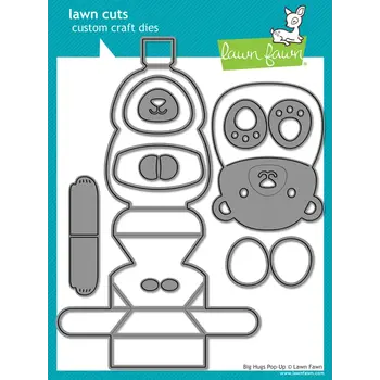 LAWN FAWN LAWN FAWN BIG HUGS POP-UP DIE SET