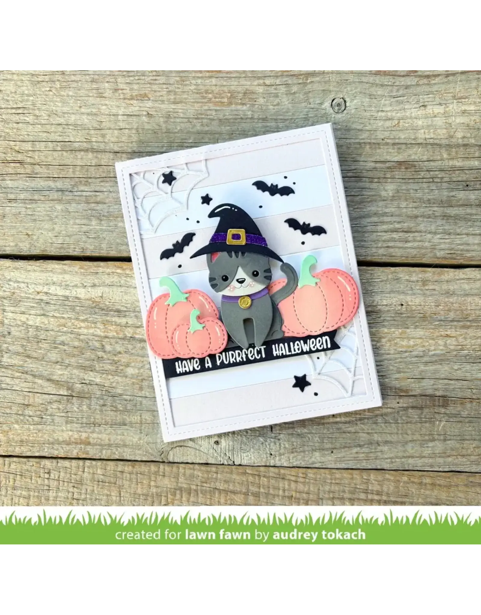 LAWN FAWN LAWN FAWN HENRY'S BUILD-A-SENTIMENT: CAT CLEAR STAMP SET