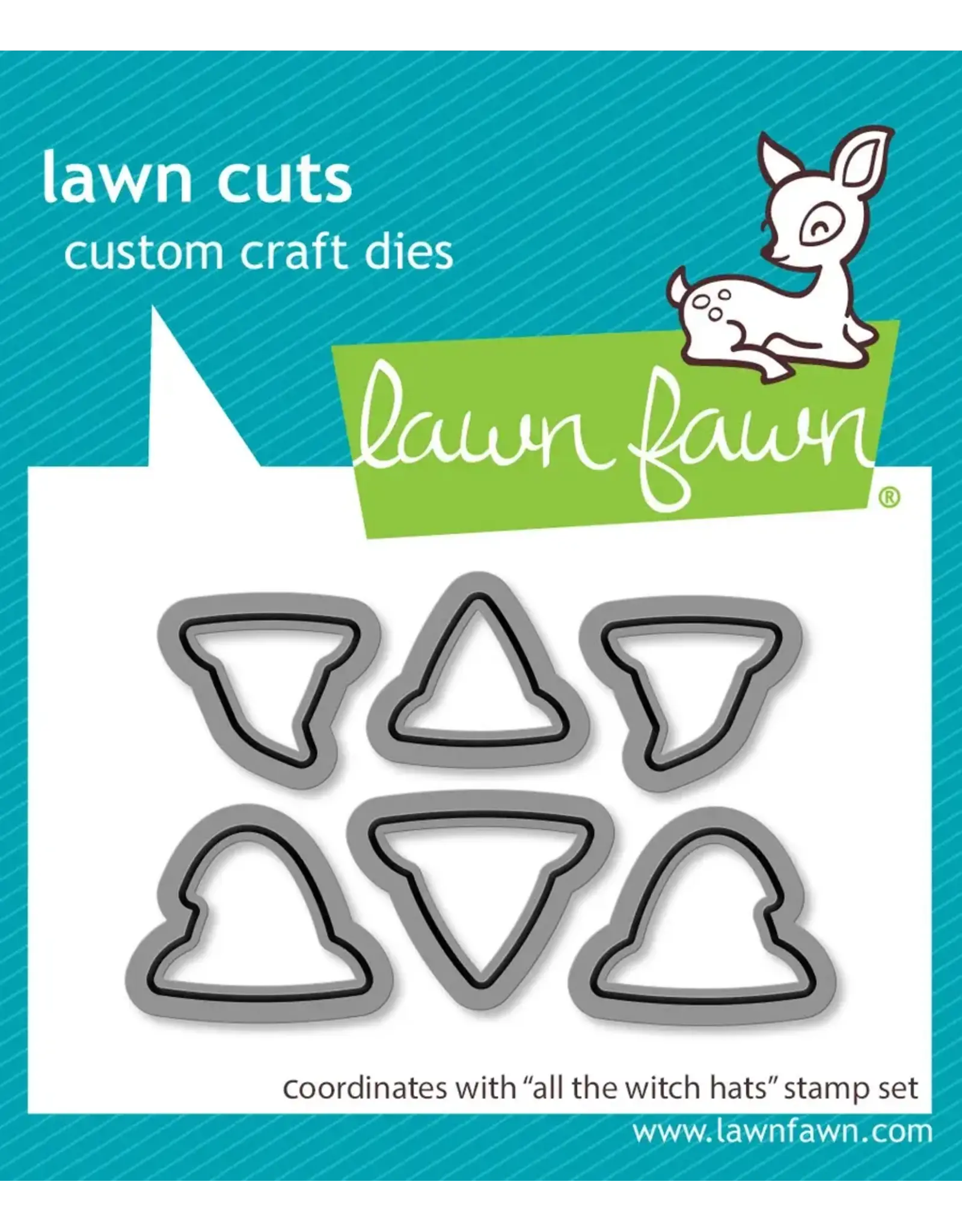 LAWN FAWN LAWN FAWN ALL THE WITCH HATS DIE SET