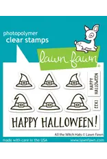 LAWN FAWN LAWN FAWN ALL THE WITCH HATS CLEAR STAMP SET