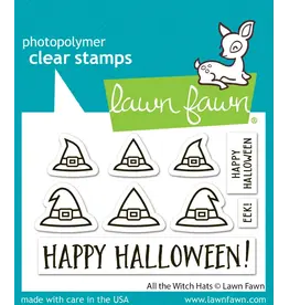 LAWN FAWN LAWN FAWN ALL THE WITCH HATS CLEAR STAMP SET