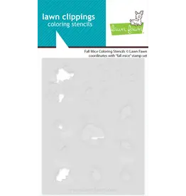 LAWN FAWN LAWN FAWN FALL MICE COLORING STENCIL SET