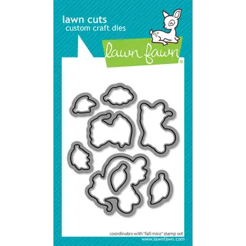 LAWN FAWN LAWN FAWN FALL MICE DIE SET