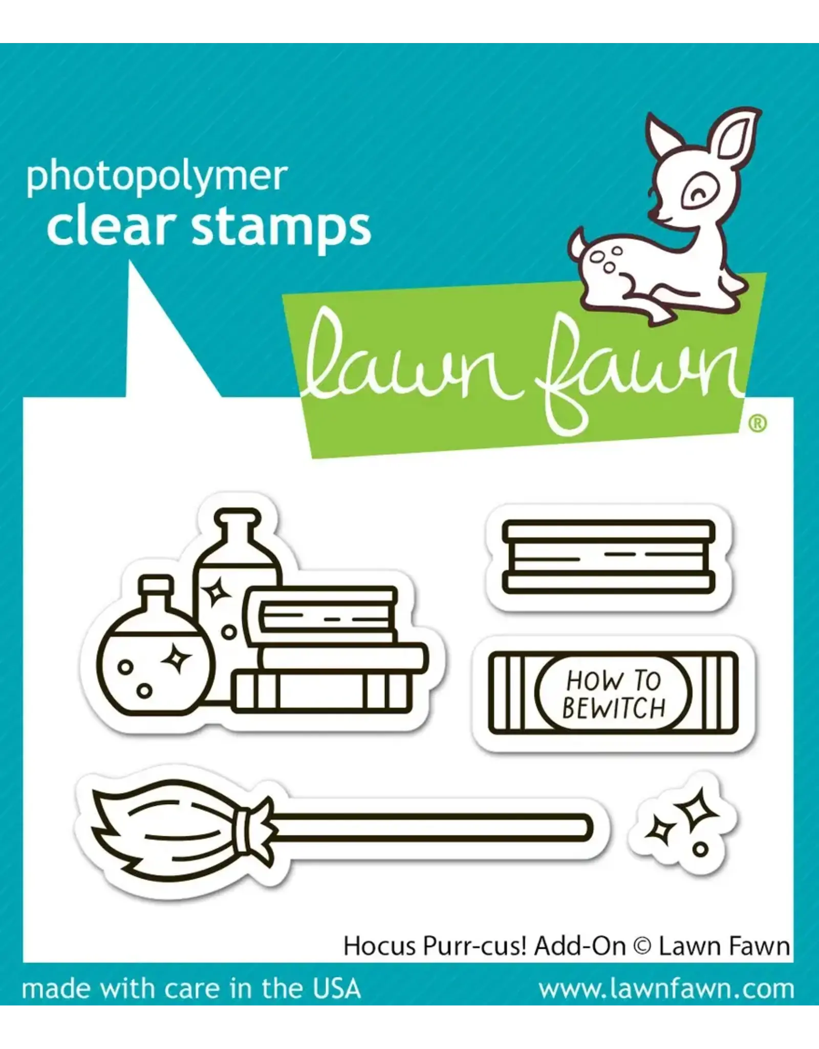 LAWN FAWN LAWN FAWN HOCUS PURR-CUS! ADD-ON CLEAR STAMP SET