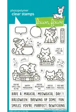 LAWN FAWN LAWN FAWN HOCUS PURR-CUS! CLEAR STAMP SET