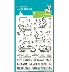 LAWN FAWN LAWN FAWN HOCUS PURR-CUS! CLEAR STAMP SET