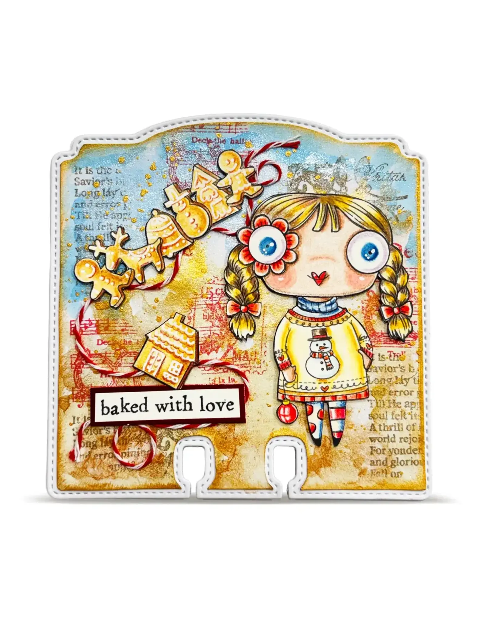 AALL & CREATE AALL & CREATE JANET KLEIN #1384 FROST IT A7 CLEAR STAMP SET