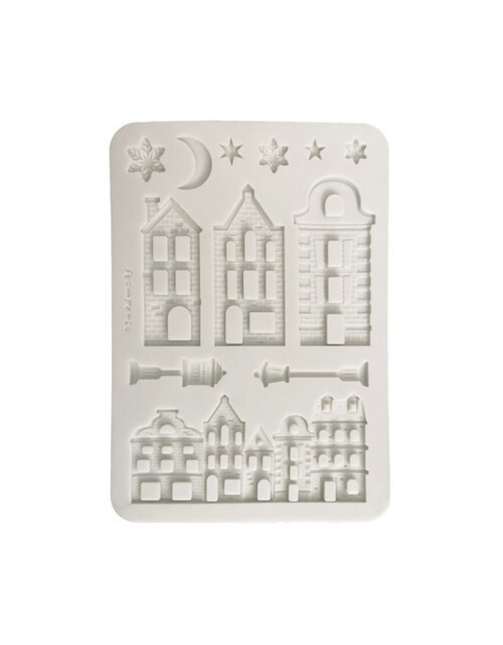 STAMPERIA STAMPERIA CHRISTMAS VILLAGE A5 SILICONE MOULD
