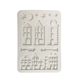 STAMPERIA STAMPERIA CHRISTMAS VILLAGE A5 SILICONE MOULD