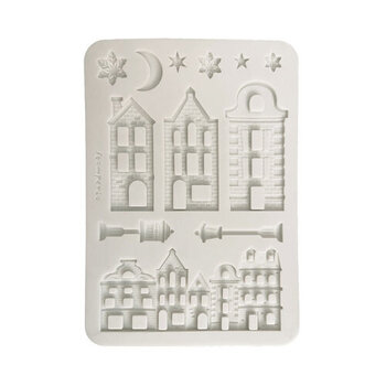 STAMPERIA STAMPERIA CHRISTMAS VILLAGE A5 SILICONE MOULD
