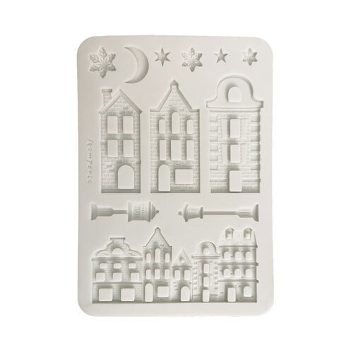 STAMPERIA STAMPERIA CHRISTMAS VILLAGE A5 SILICONE MOULD
