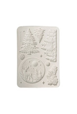 STAMPERIA STAMPERIA CHRISTMAS WINTER LANDSCAPE A5 SILICONE MOULD