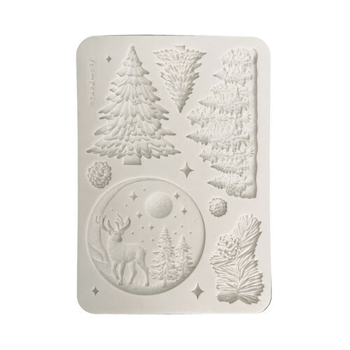 STAMPERIA STAMPERIA CHRISTMAS WINTER LANDSCAPE A5 SILICONE MOULD