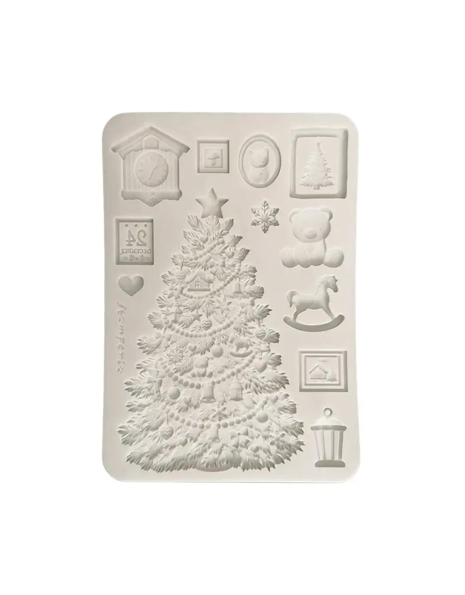 STAMPERIA STAMPERIA CHRISTMAS TREE A5 SILICONE MOULD