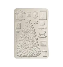 STAMPERIA STAMPERIA CHRISTMAS TREE A5 SILICONE MOULD