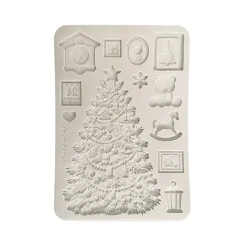 STAMPERIA STAMPERIA CHRISTMAS TREE A5 SILICONE MOULD