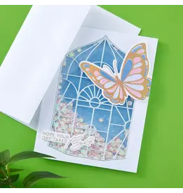 SPELLBINDERS SPELLBINDERS LARGE DIE OF THE MONTH BOTANICAL ATRIUM DIE SET