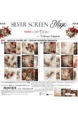 CRAFT O'CLOCK CRAFT O'CLOCK SILVER SCREEN MAGIC 8x8 MIX PAPER PAD 24 SHEETS