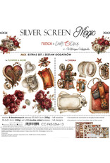 CRAFT O'CLOCK CRAFT O'CLOCK SILVER SCREEN MAGIC EXTRAS SET - MIX 12x12 COLLECTION PACK 8 SHEETS