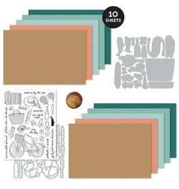 SPELLBINDERS SPELLBINDERS/HERO ARTS JUNE CARD KIT OF THE MONTH SUMMER STATE OF MIND
