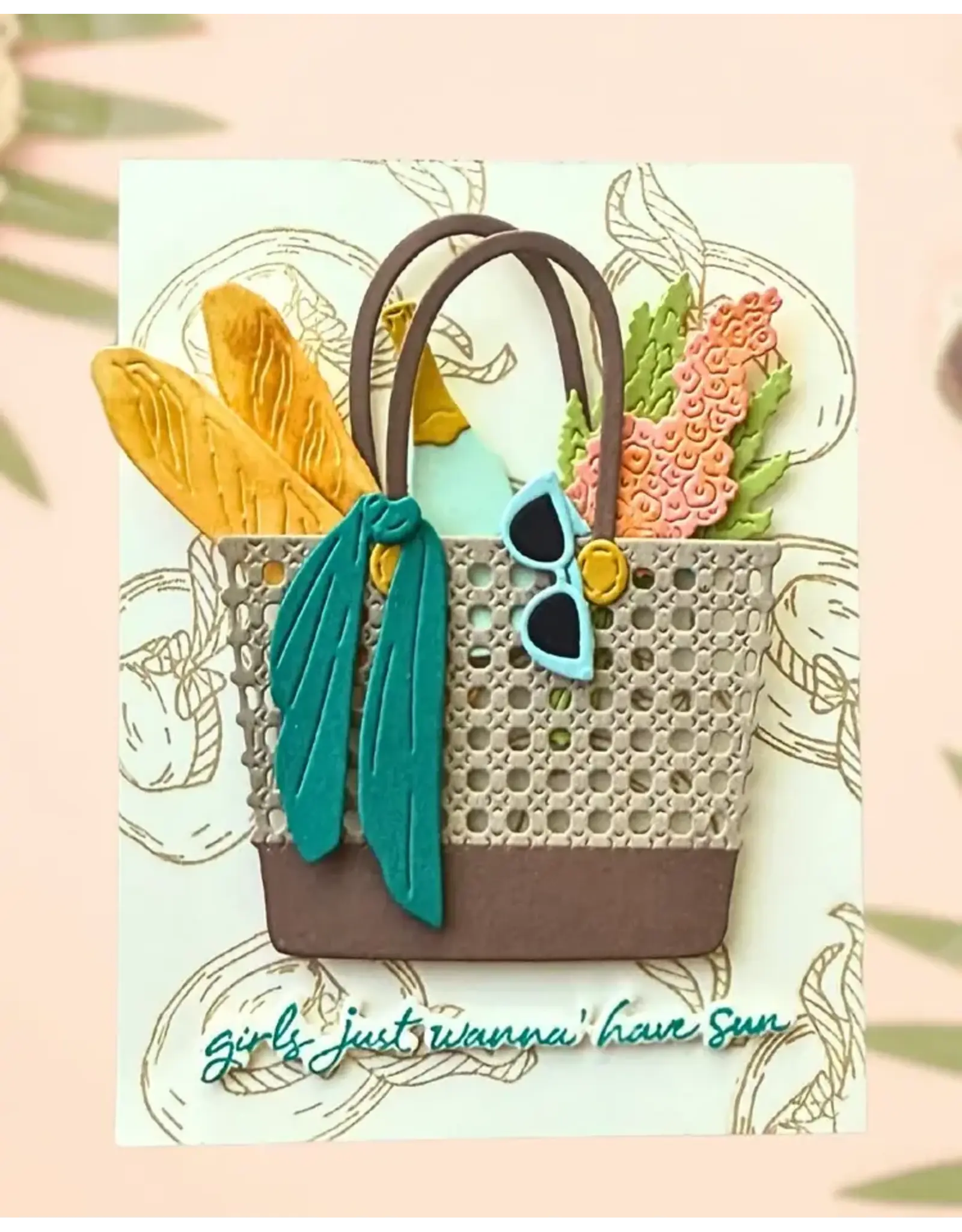 SPELLBINDERS SPELLBINDERS/HERO ARTS JUNE CARD KIT OF THE MONTH SUMMER STATE OF MIND