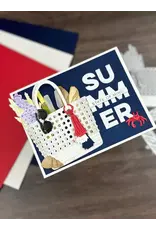 SPELLBINDERS SPELLBINDERS/HERO ARTS JUNE CARD KIT OF THE MONTH SUMMER STATE OF MIND