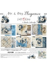 CRAFT O'CLOCK CRAFT O'CLOCK MR & MRS ELEGANCE 12x12 PAPER PAD 6 SHEETS