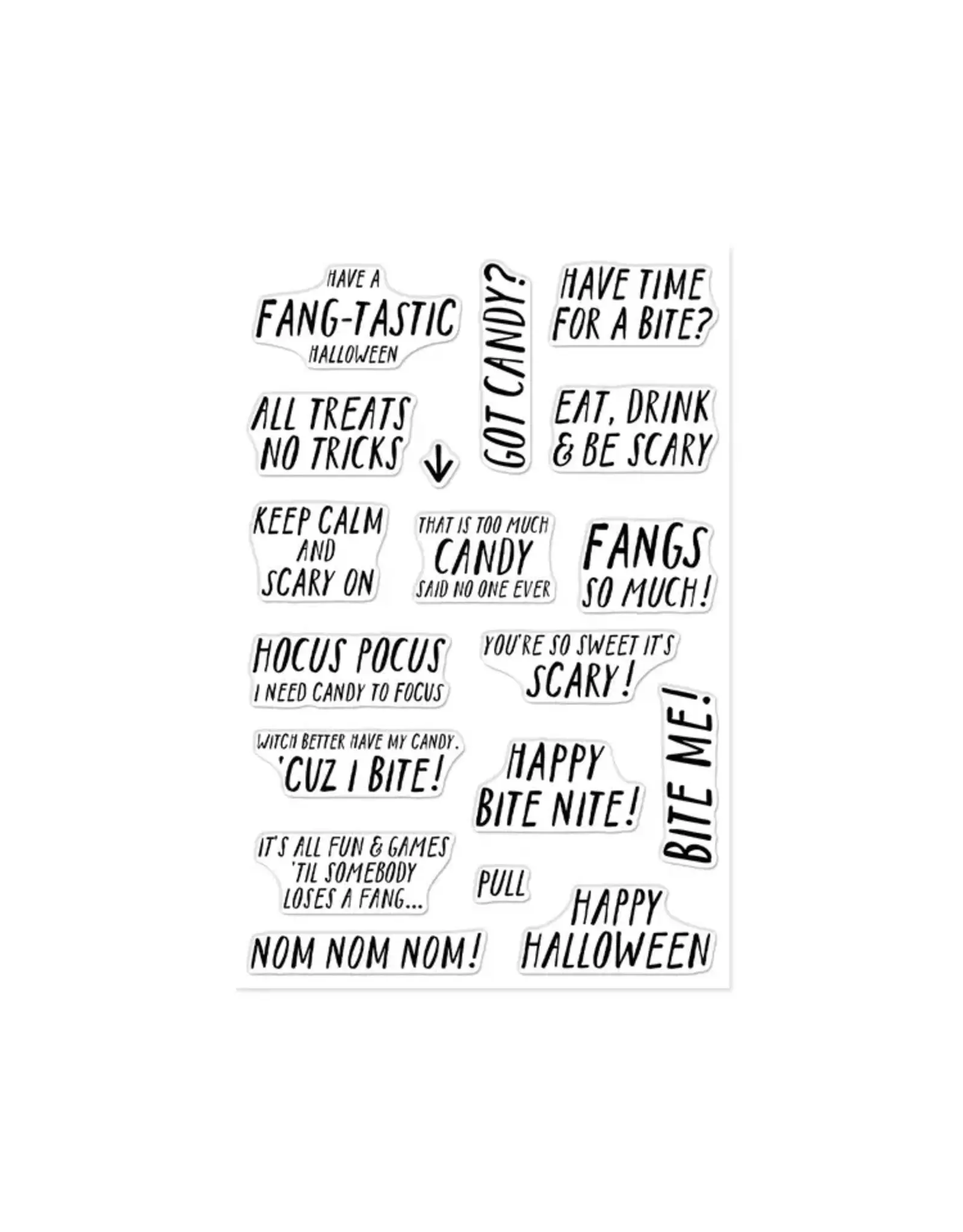 HERO ARTS HERO ARTS BITE NITE CLEAR STAMP SET