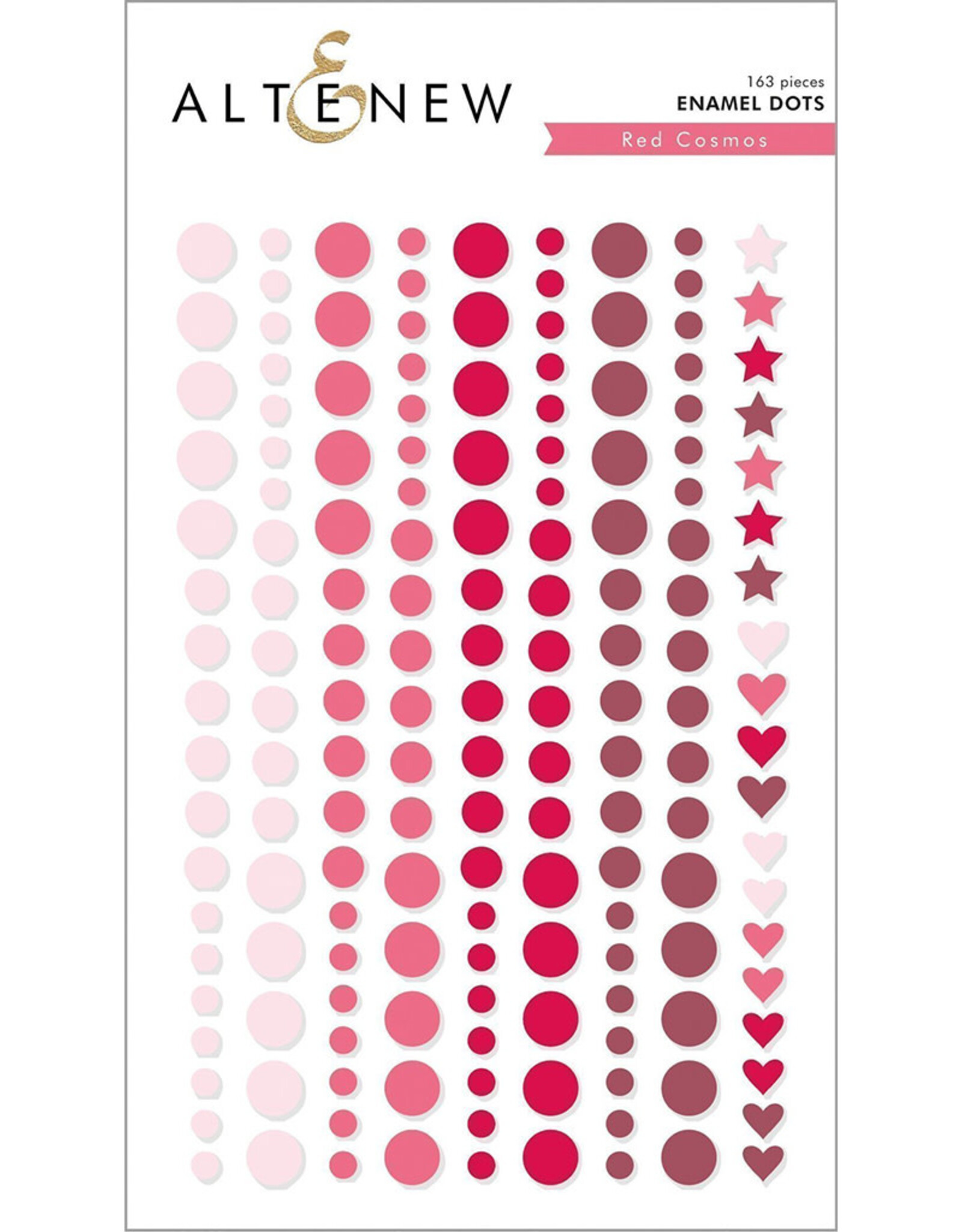 ALTENEW ALTENEW RED COSMOS ENAMEL DOTS
