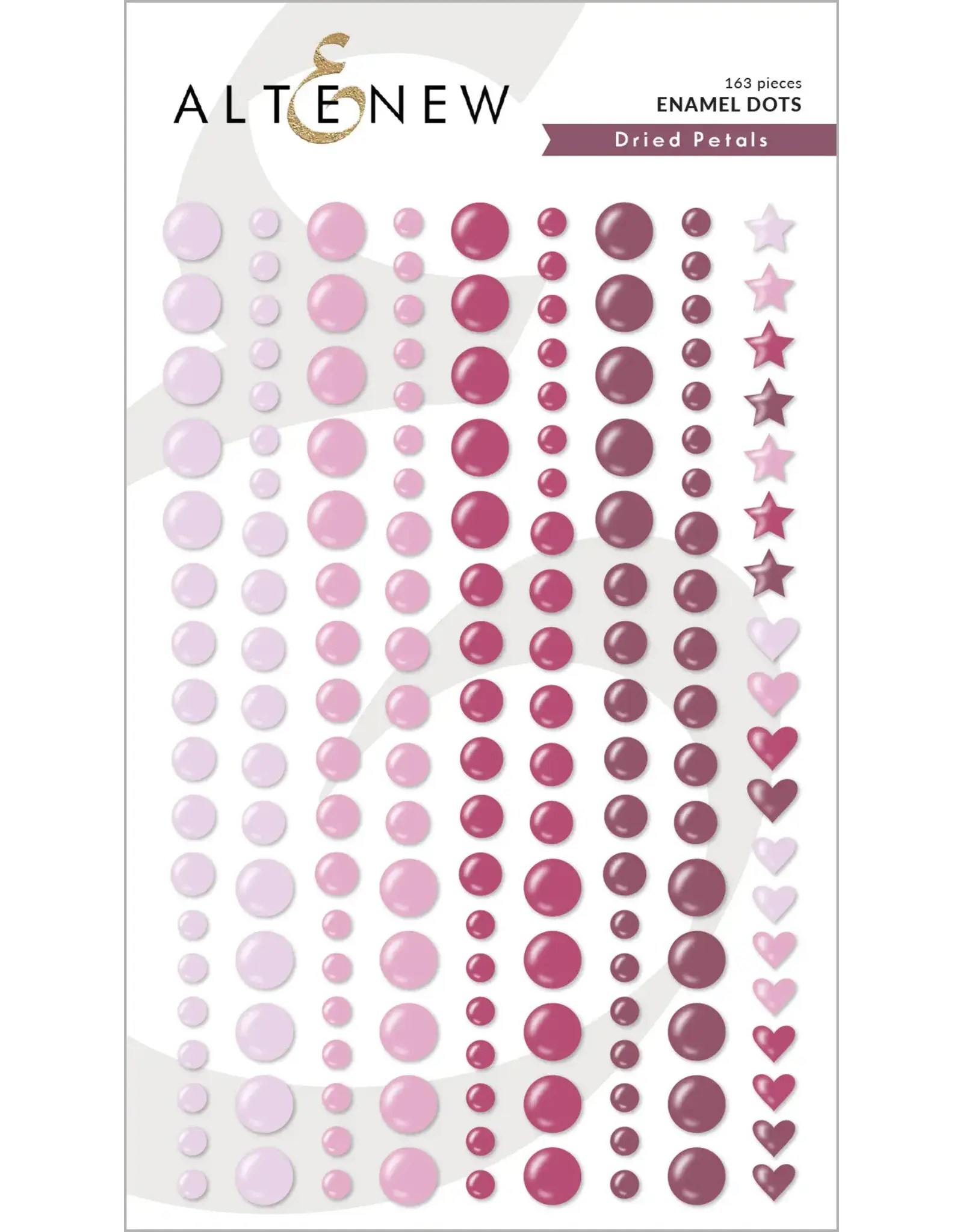 ALTENEW ALTENEW DRIED PETALS ENAMEL DOTS