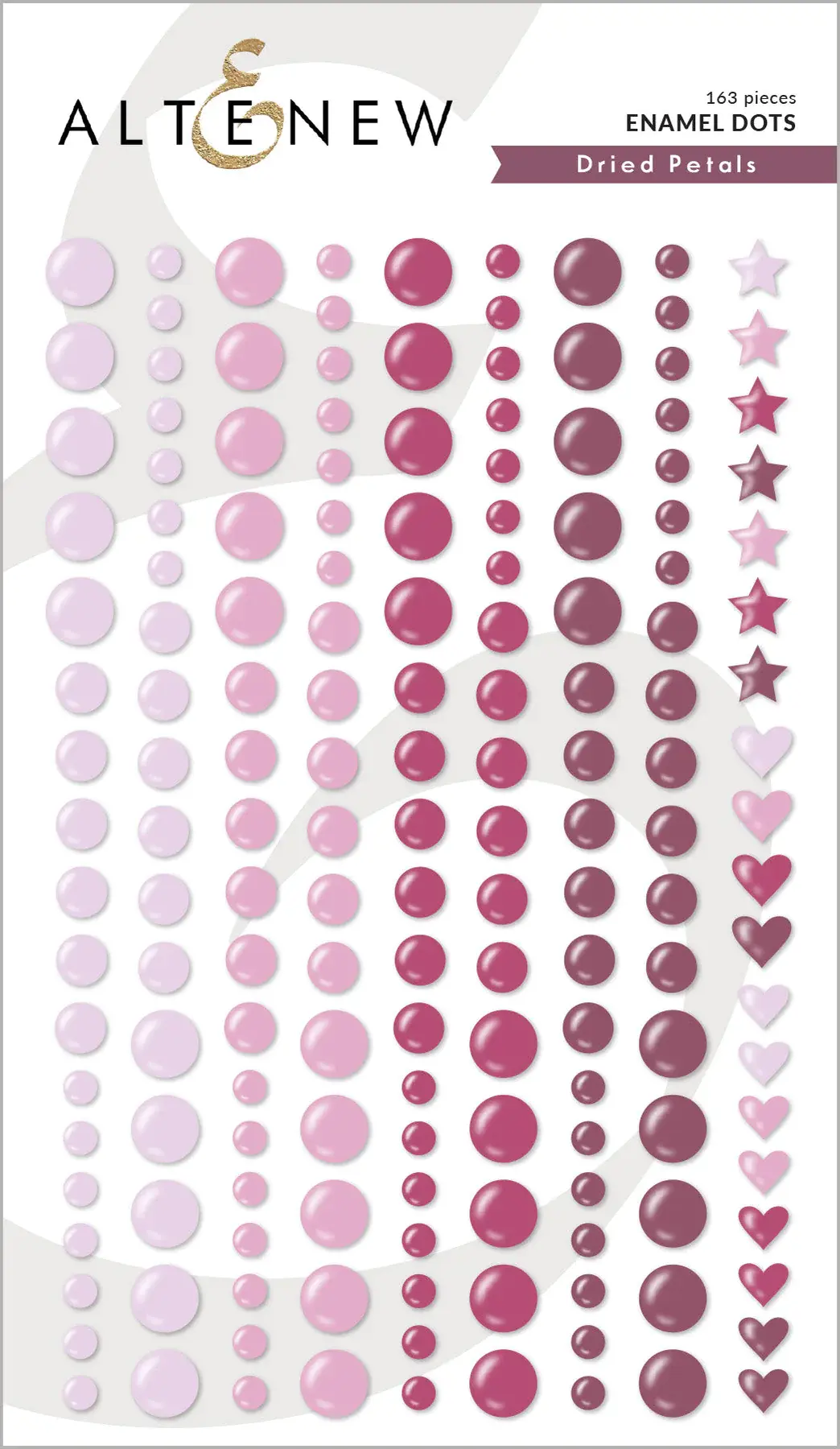 ALTENEW ALTENEW DRIED PETALS ENAMEL DOTS