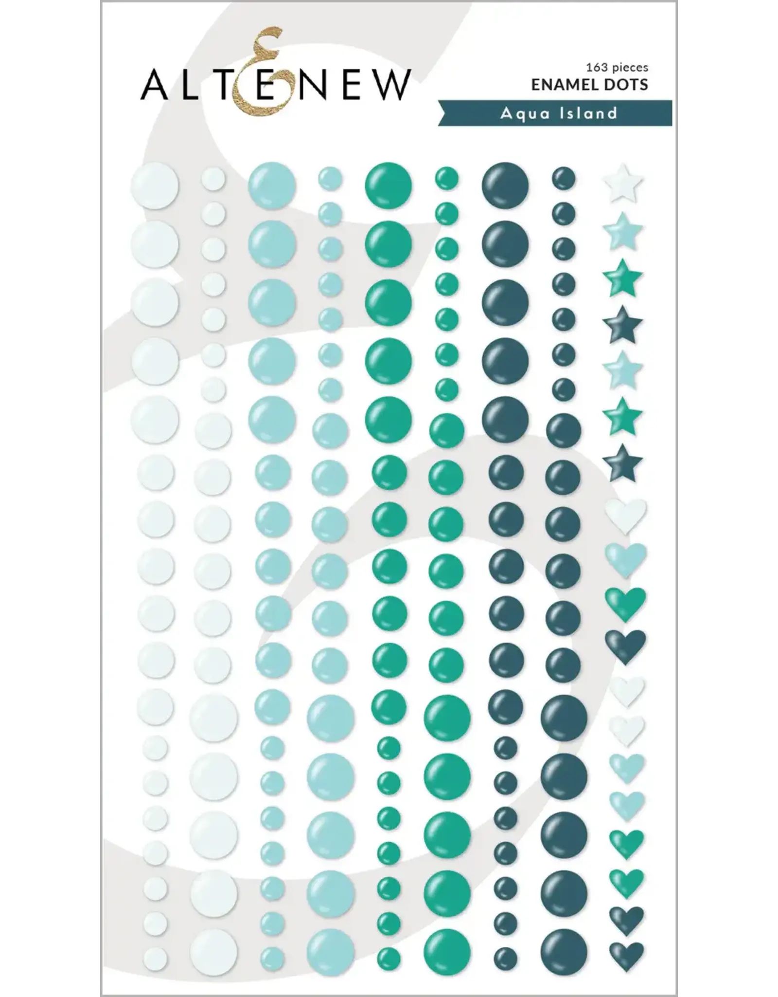 ALTENEW ALTENEW AQUA ISLAND ENAMEL DOTS