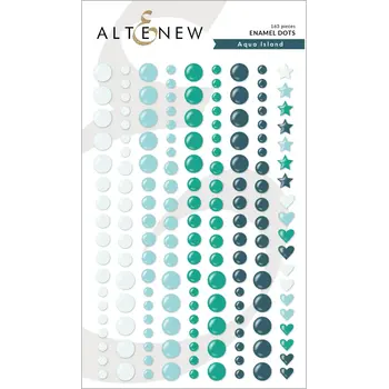 ALTENEW ALTENEW AQUA ISLAND ENAMEL DOTS