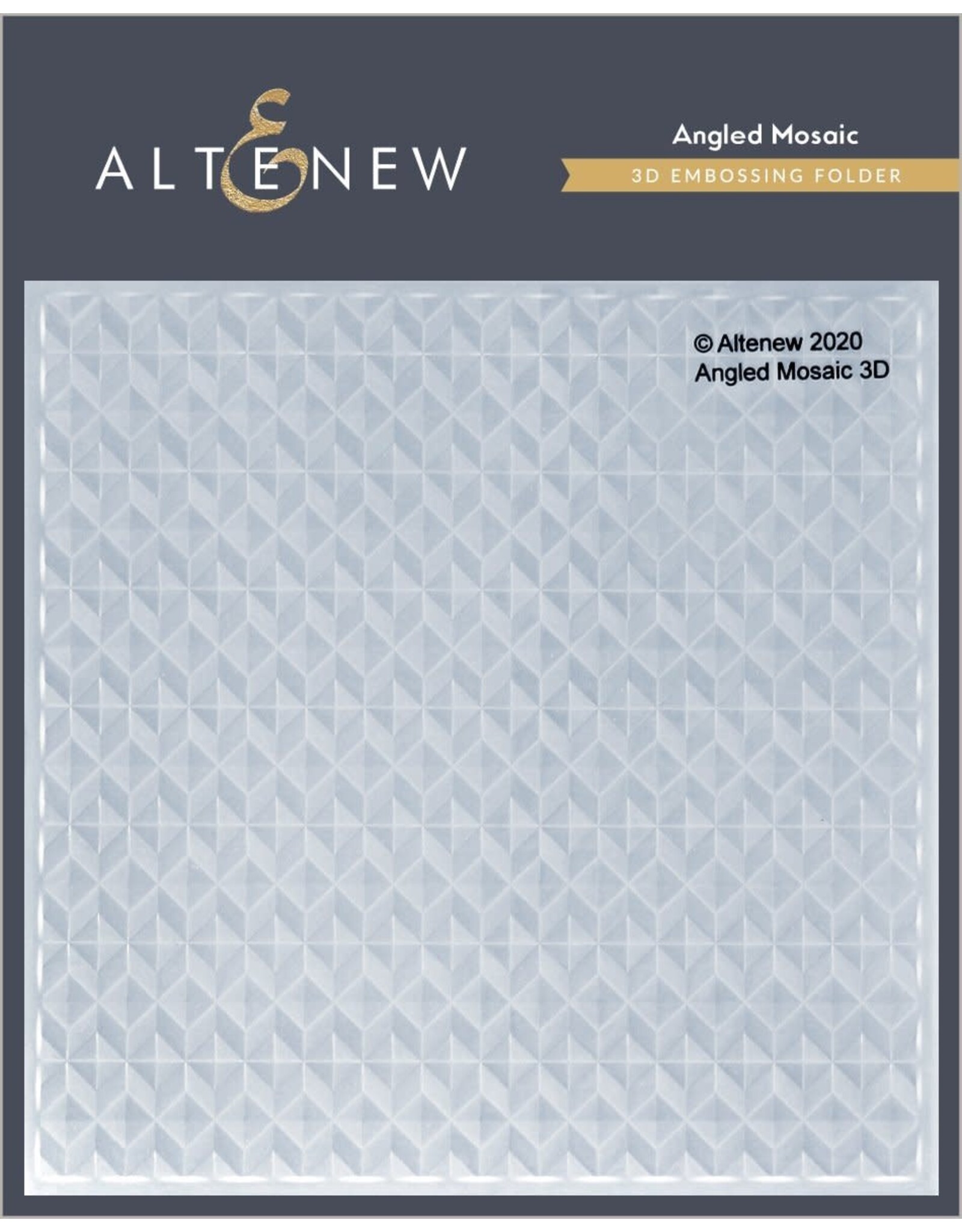 ALTENEW ALTENEW ANGLED MOSAIC 3D EMBOSSING FOLDER