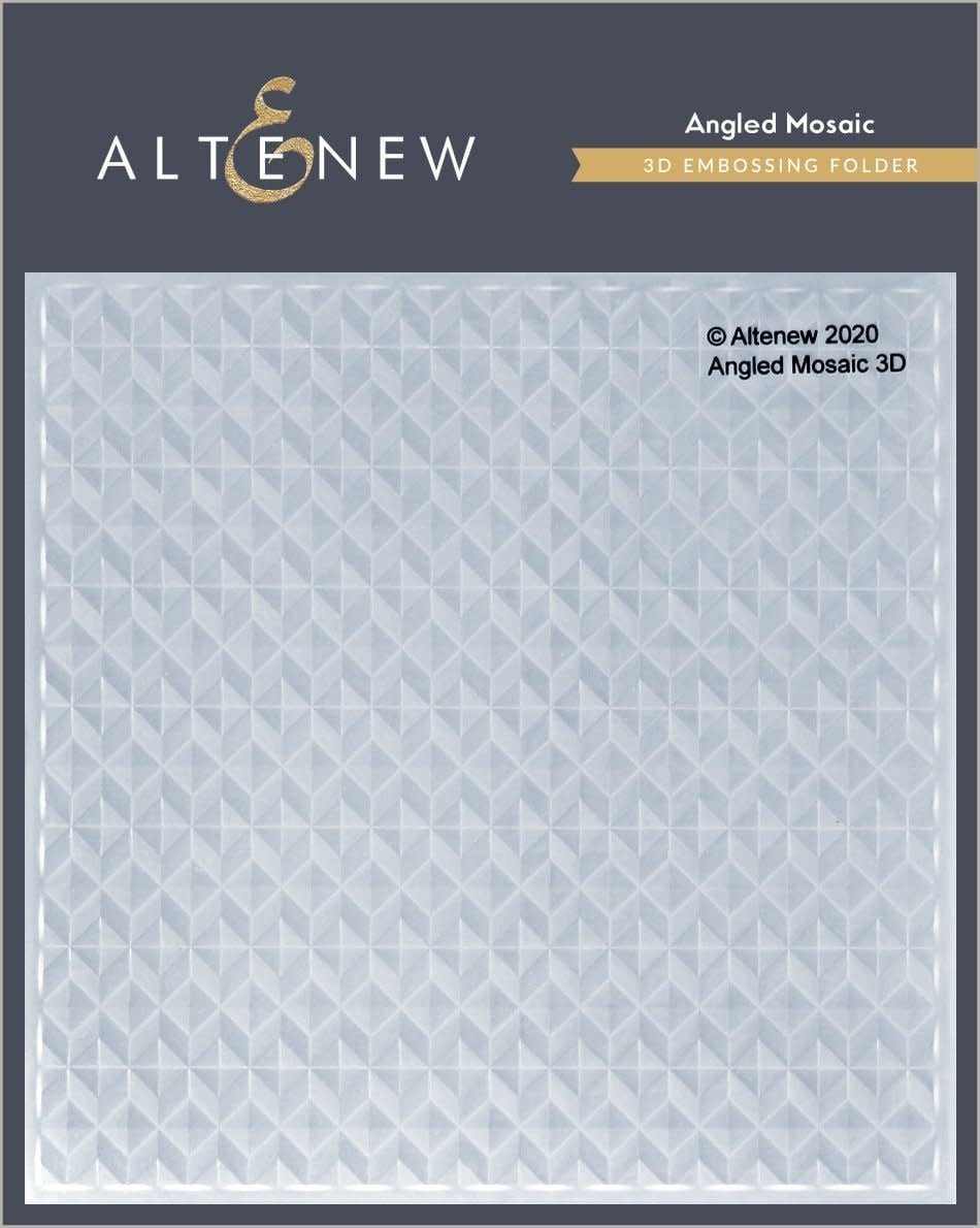ALTENEW ALTENEW ANGLED MOSAIC 3D EMBOSSING FOLDER
