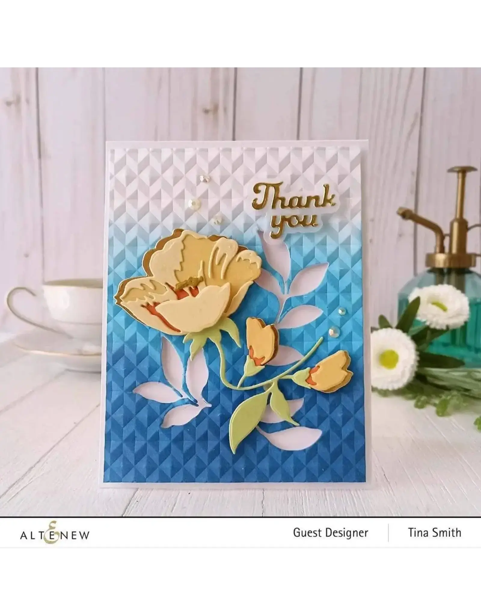 ALTENEW ALTENEW ANGLED MOSAIC 3D EMBOSSING FOLDER