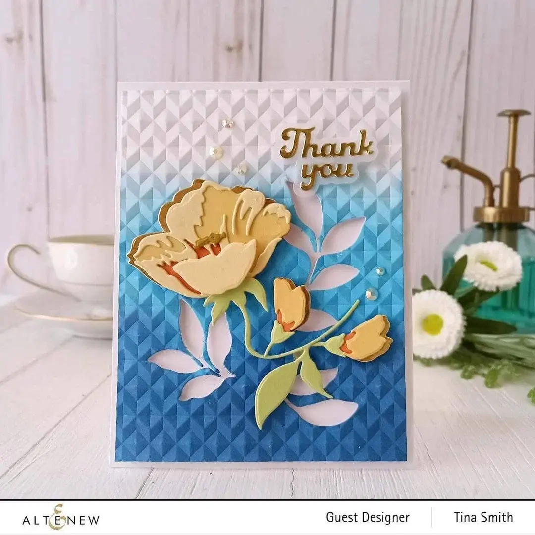 ALTENEW ALTENEW ANGLED MOSAIC 3D EMBOSSING FOLDER