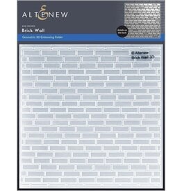 ALTENEW ALTENEW BRICK WALL 3D EMBOSSING FOLDER