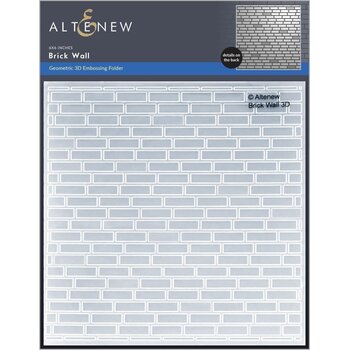 ALTENEW ALTENEW BRICK WALL 3D EMBOSSING FOLDER
